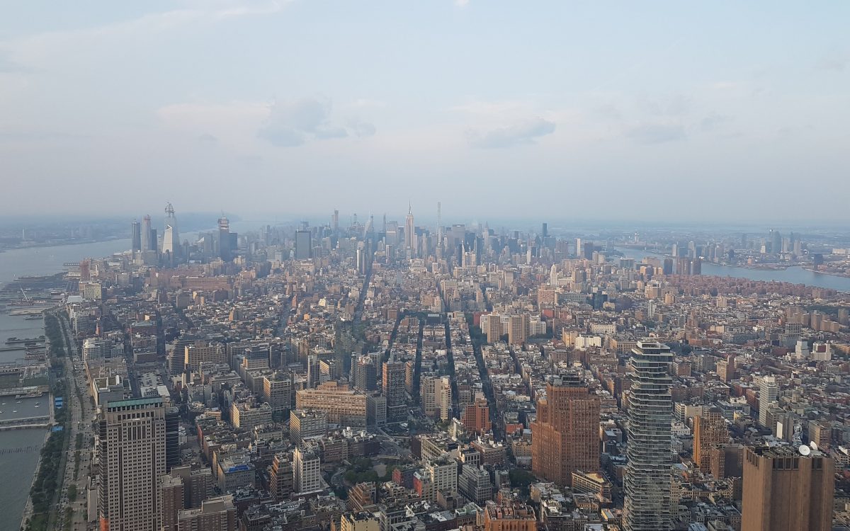 New York depuis le One World Observatory