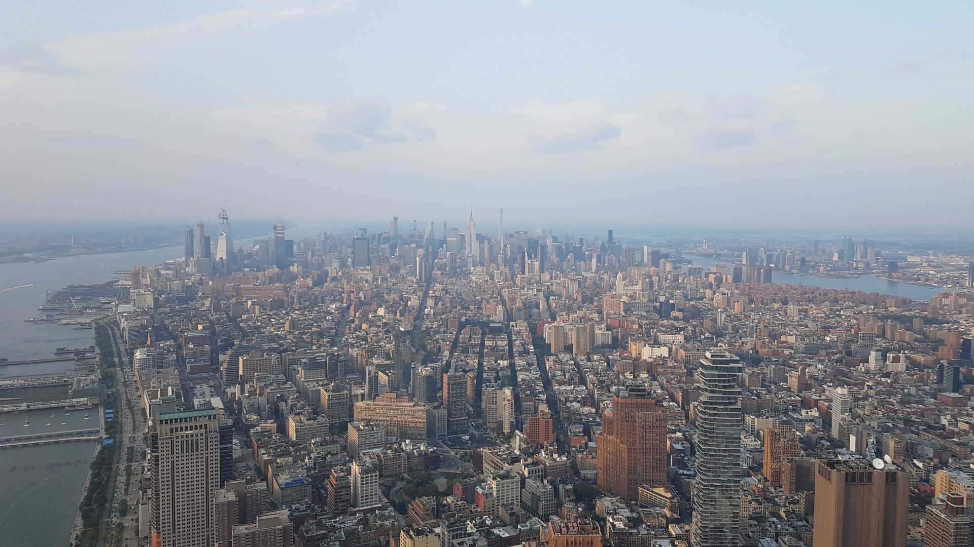 New York depuis le One World Observatory