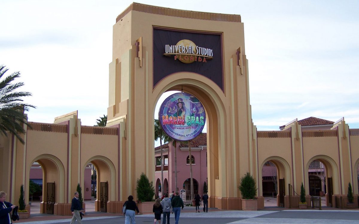 L'entrée de Universal Studios