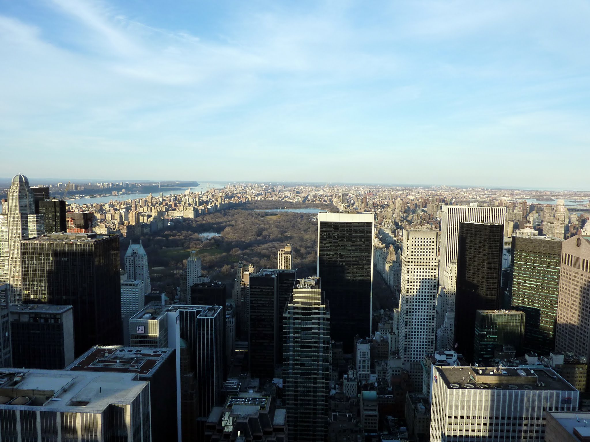 2012, Jour 1 : Voyage, Times Square, Rockefeller Center