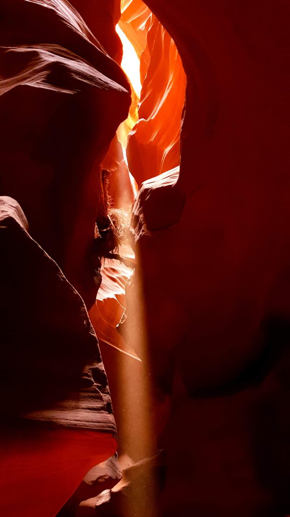 Rayon de soleil dans Upper Antelope Canyon