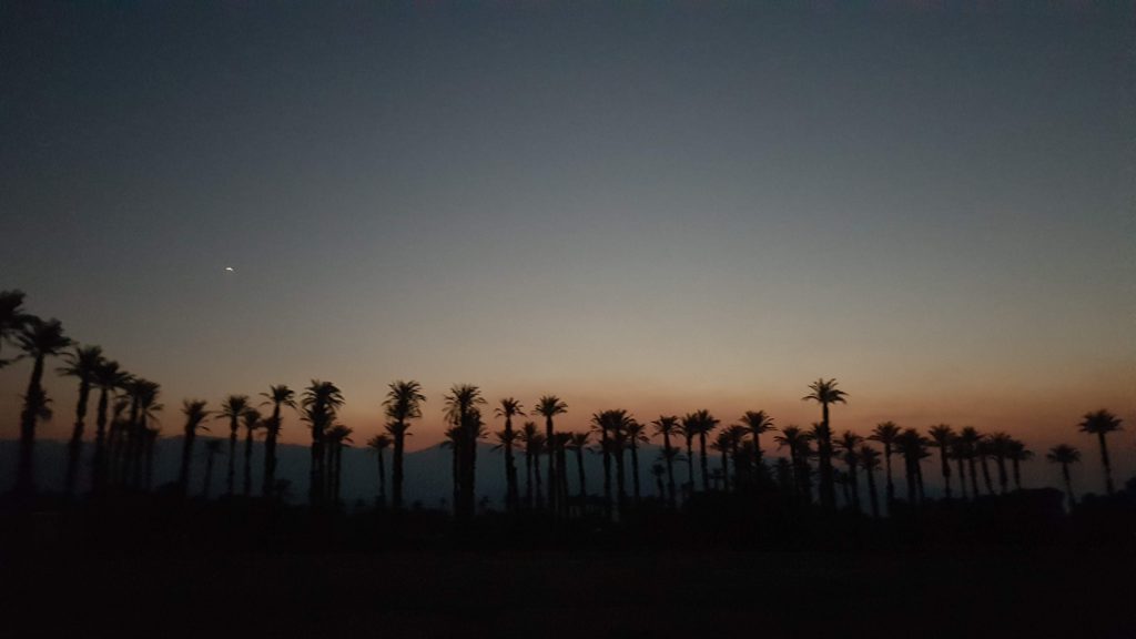 Coucher de soleil sur The Ranch At Death Valley