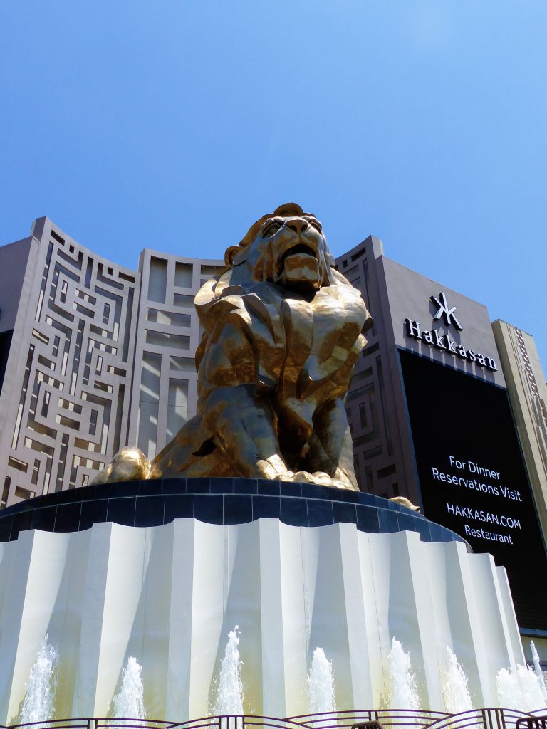 Le lion du MGM Grand