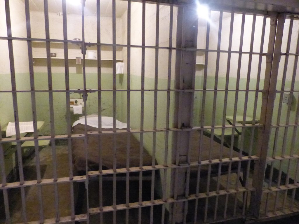 Une cellule d'Alcatraz