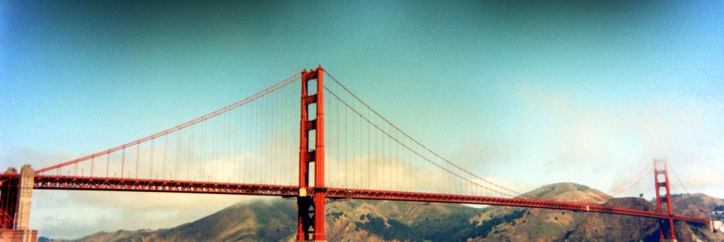 Le Golden Gate bridge en 1998