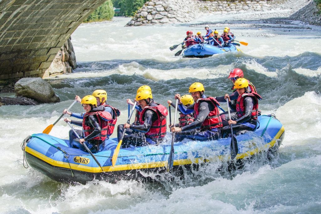 rafting à Chamonix