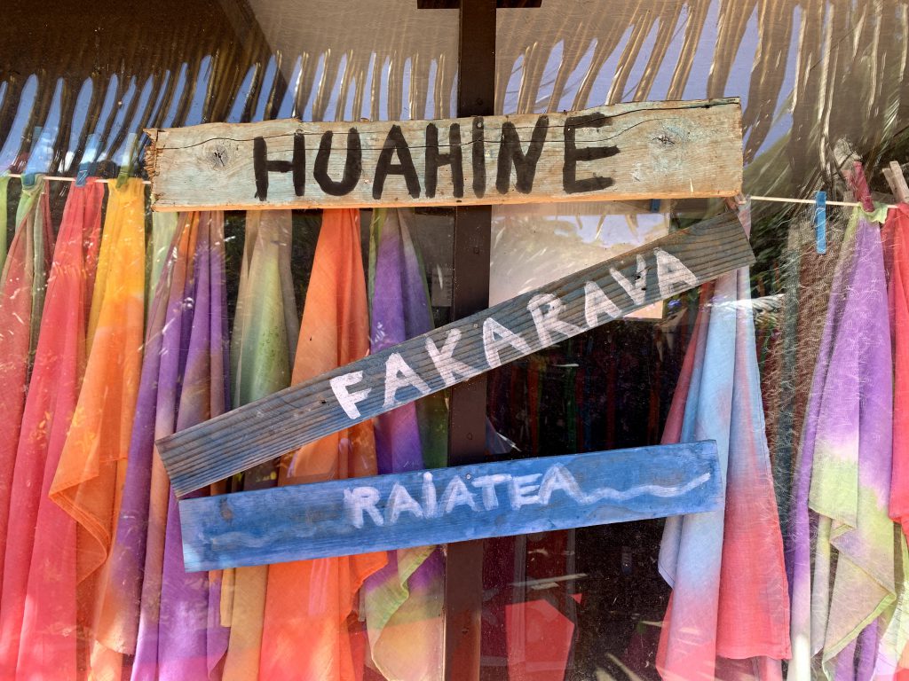 Passion du paréo à Huahine