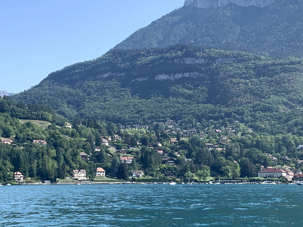 Sur le lac d'Annecy 