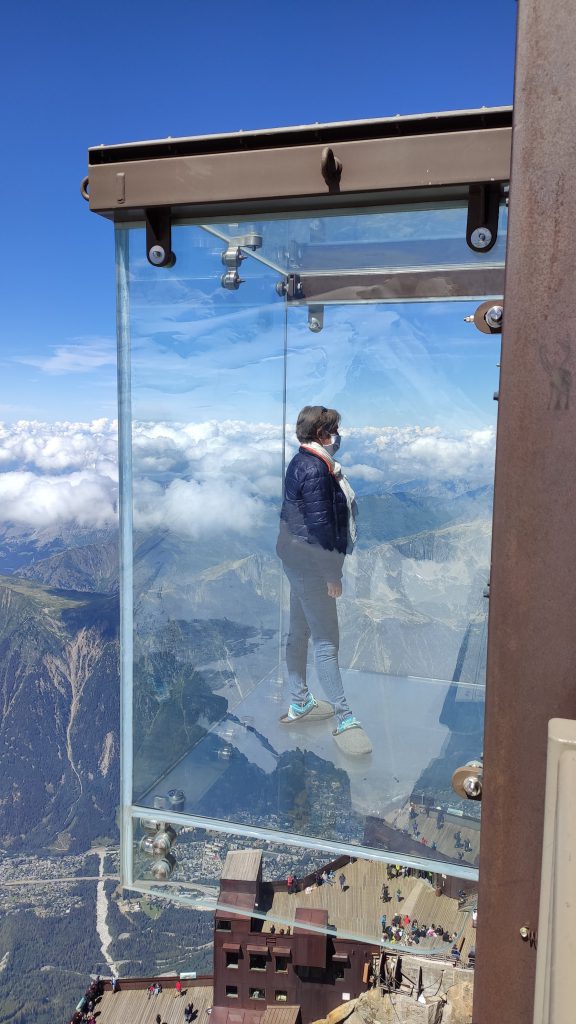 pas dans le vide à l'aiguille du midi