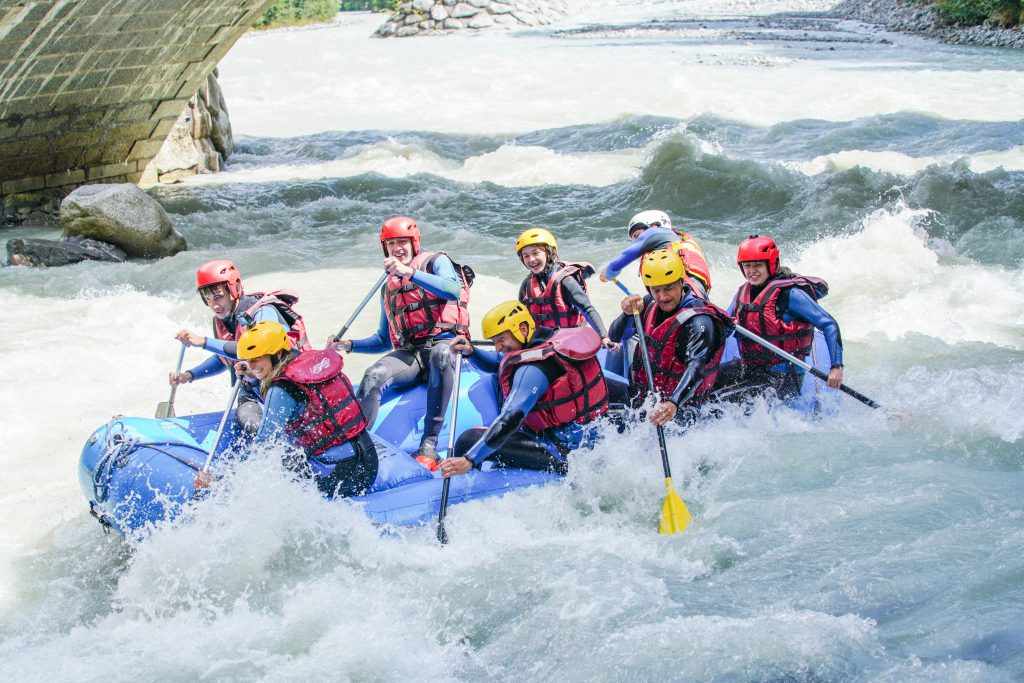 rafting à Chamonix