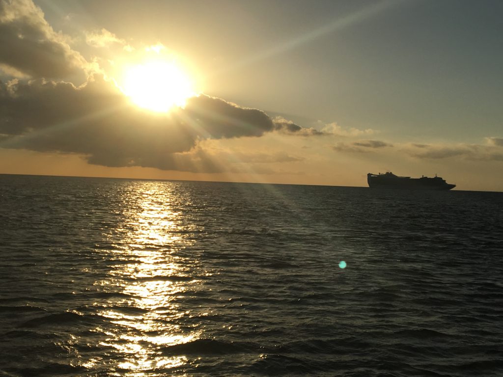 Coucher de soleil à Cozumel