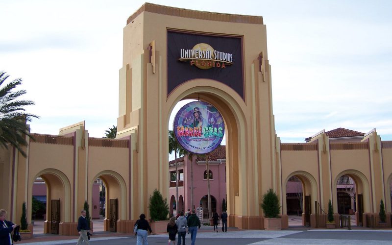 L'entrée de Universal Studios