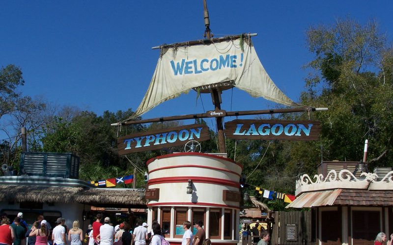 L'entrée de Typhoon Lagoon