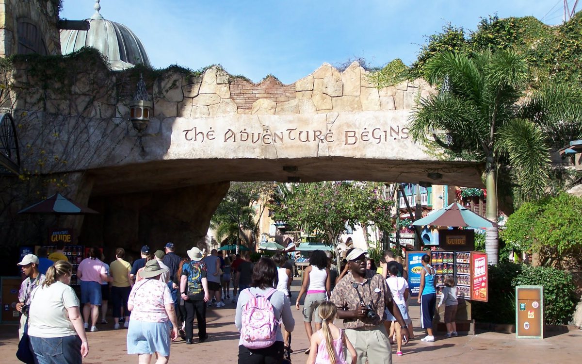 L'entrée de Islands of Adventure