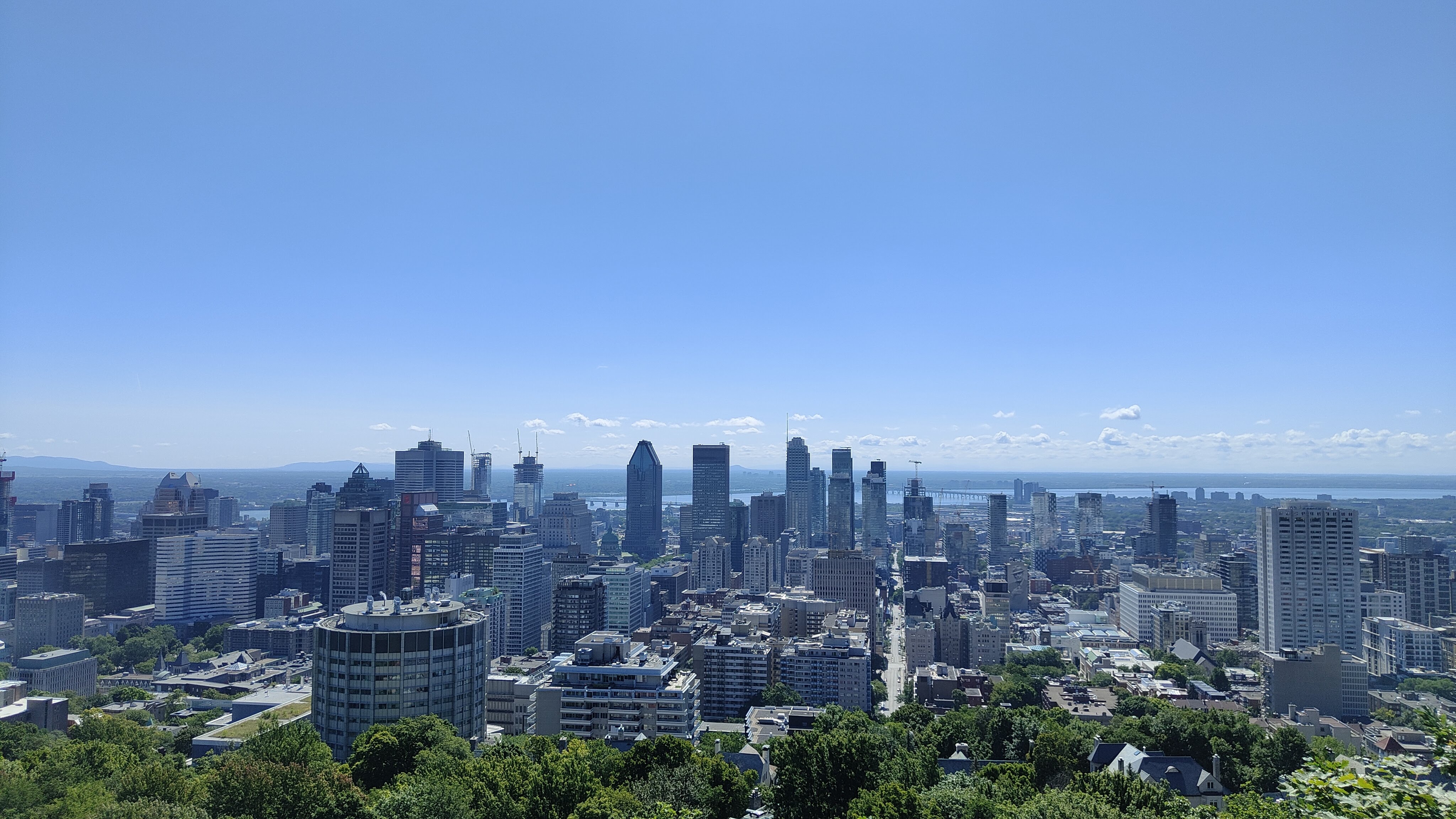3 jours à Montréal Vue depuis le belv├®d├¿re