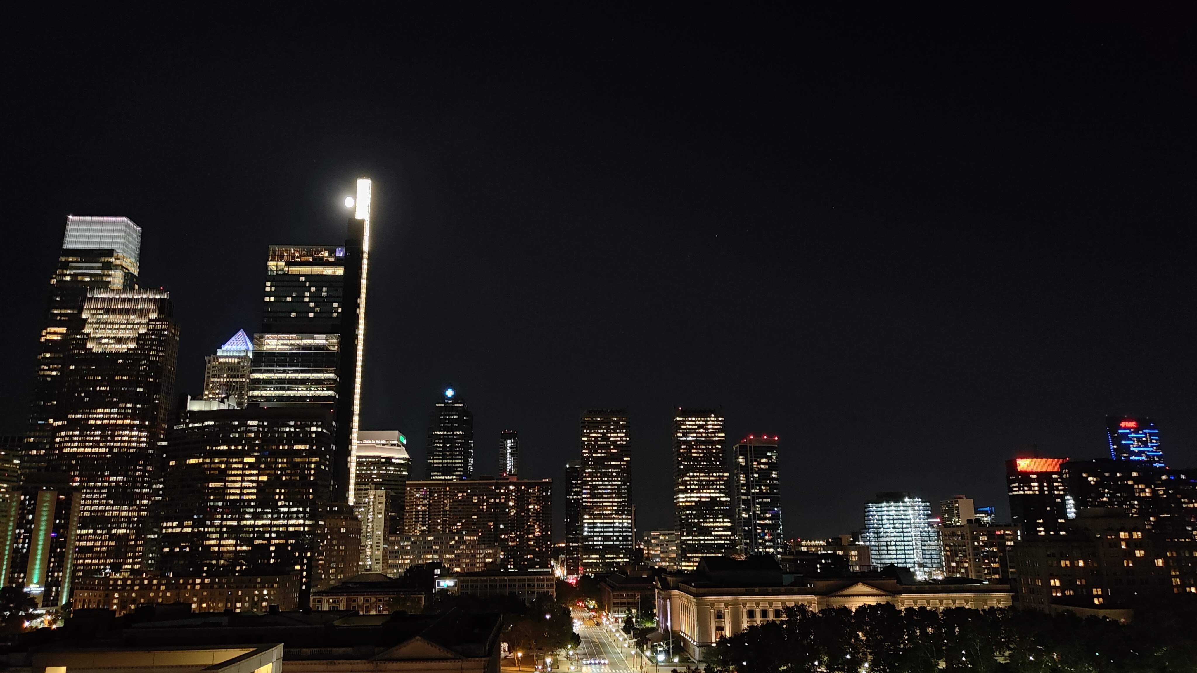 Philadelphie Skyline de Philadelphie de nuit
