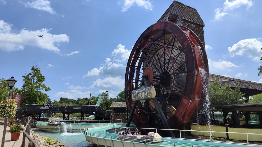 Saw Mill Log Flume