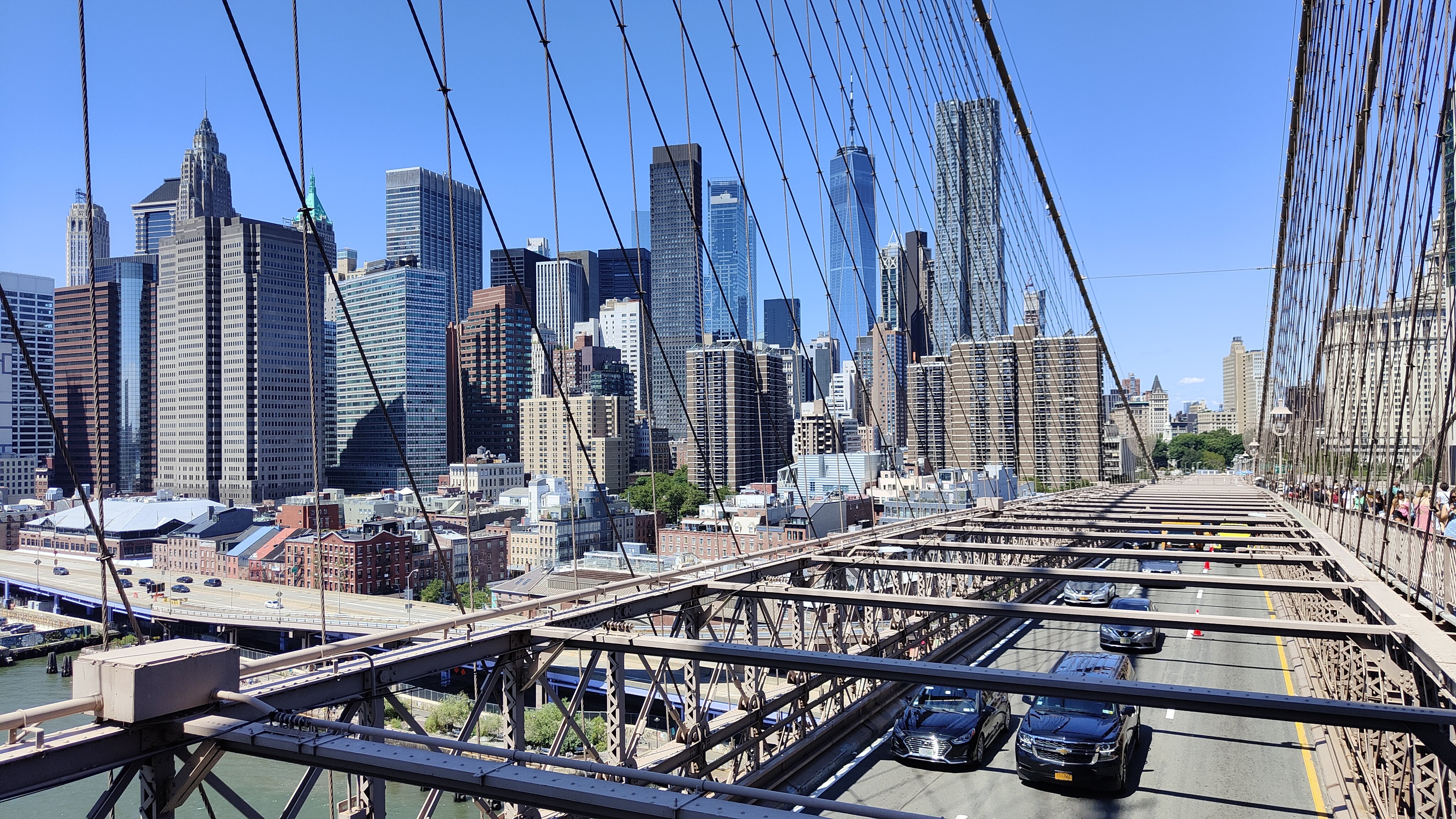 Sur le Brooklyn Bridge