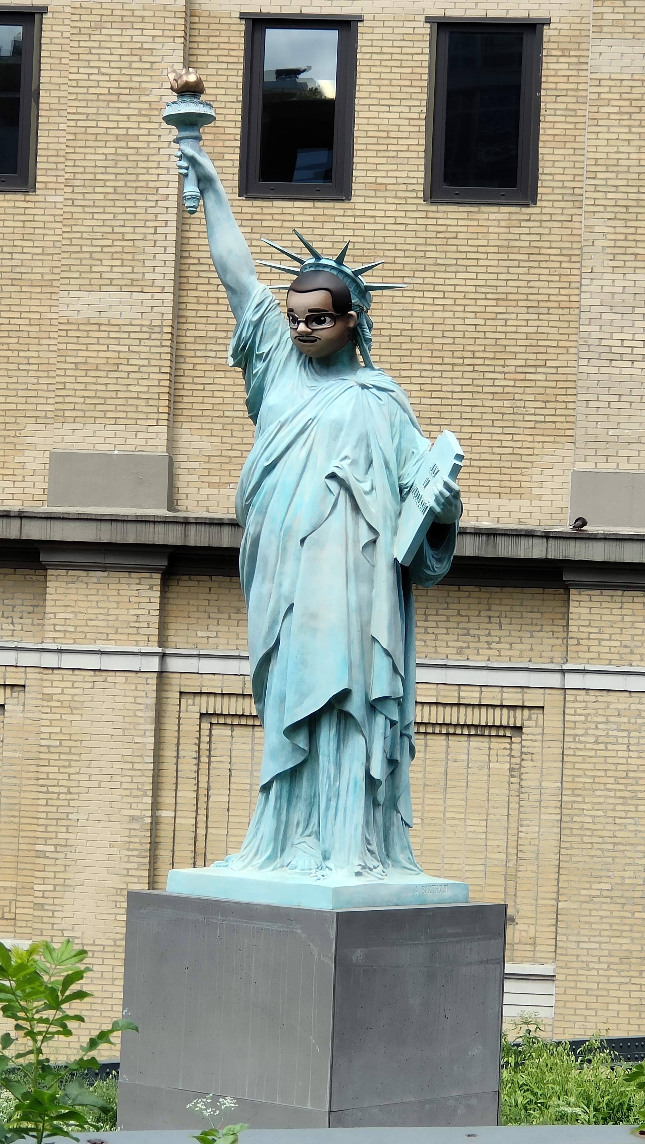 Statue de Libert├® revisit├®e sur la High Line