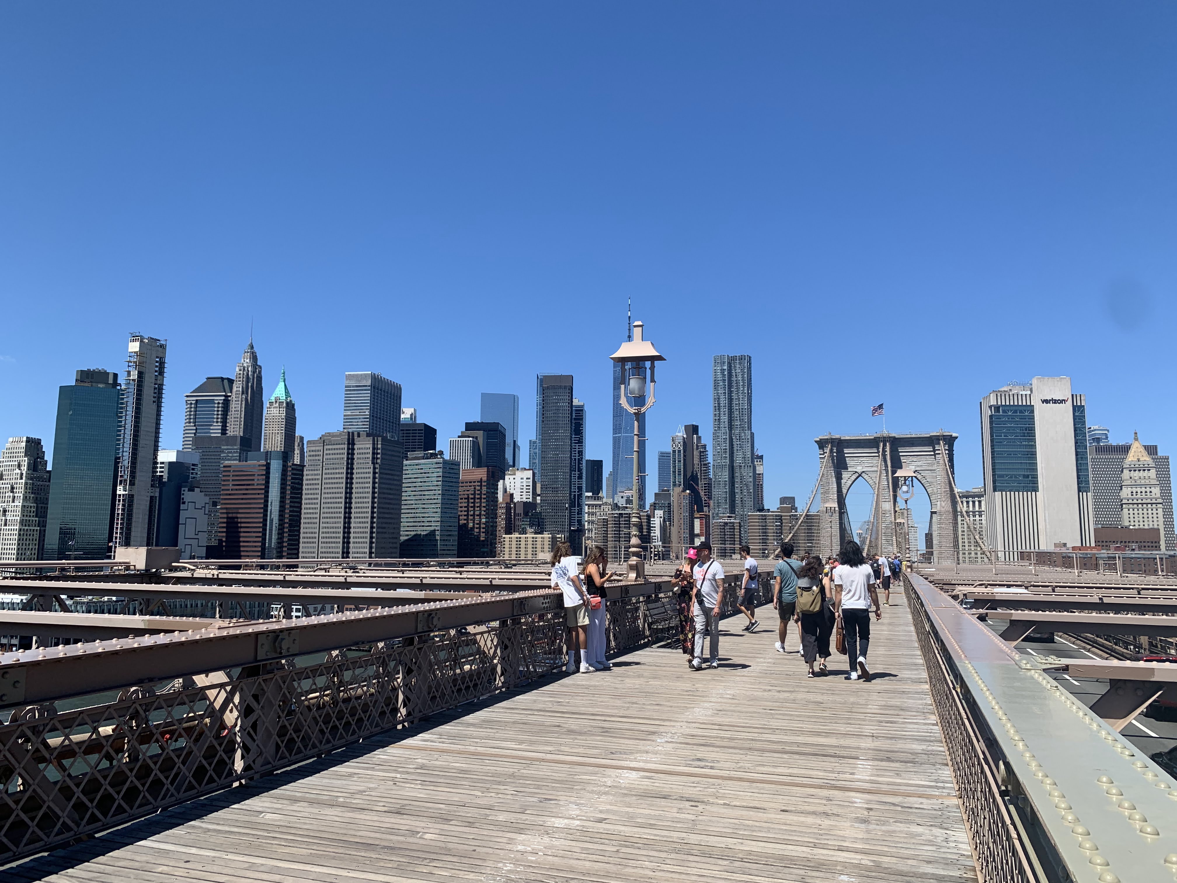 Sur le Brooklyn Bridge