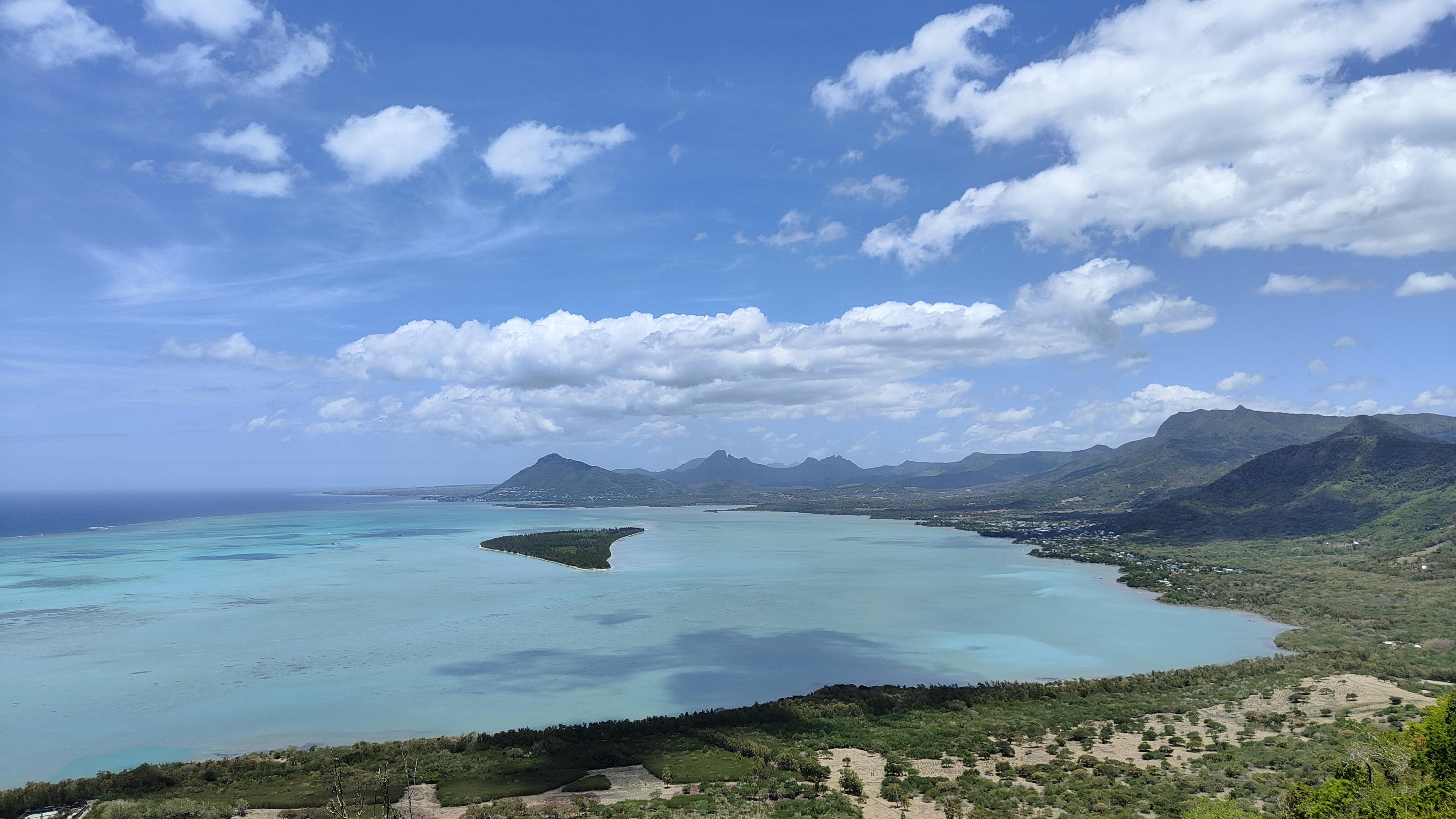 Le Morne Brabant, vue vers l'ouest