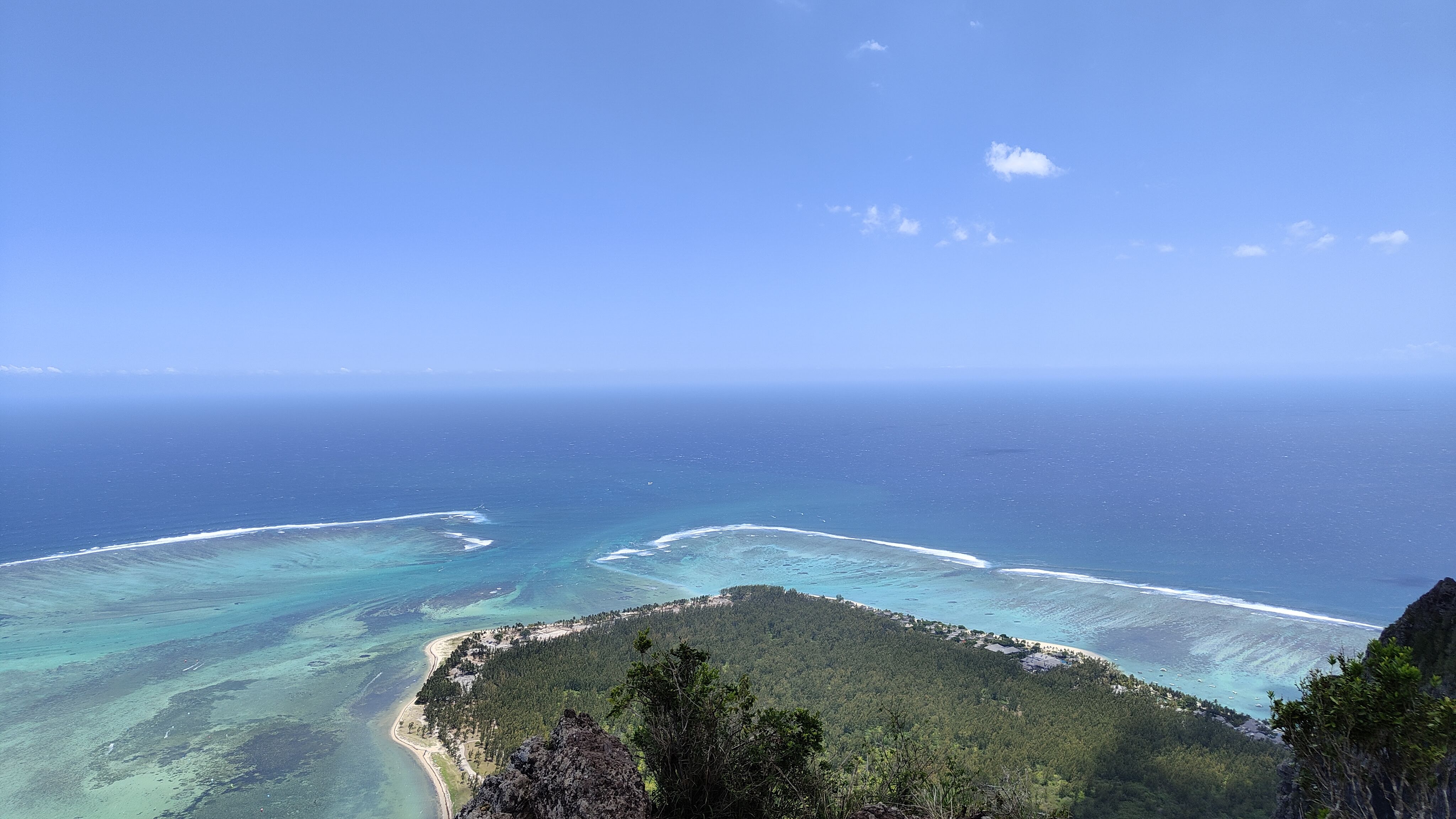 Vue depuis la croix du Morne Brabant