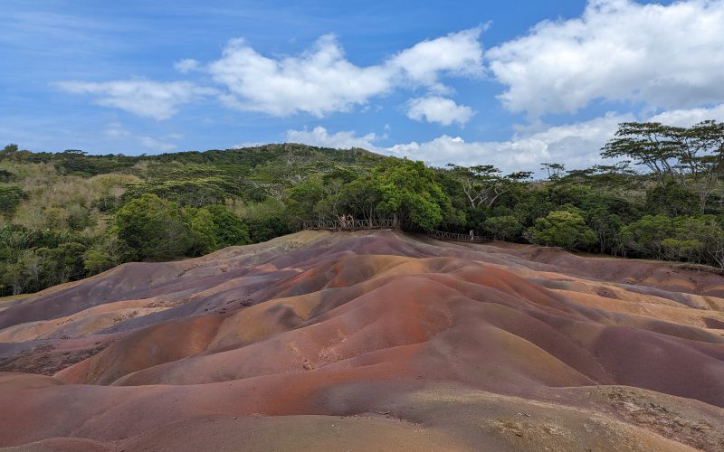 Terre des 7 couleurs à Chamarel