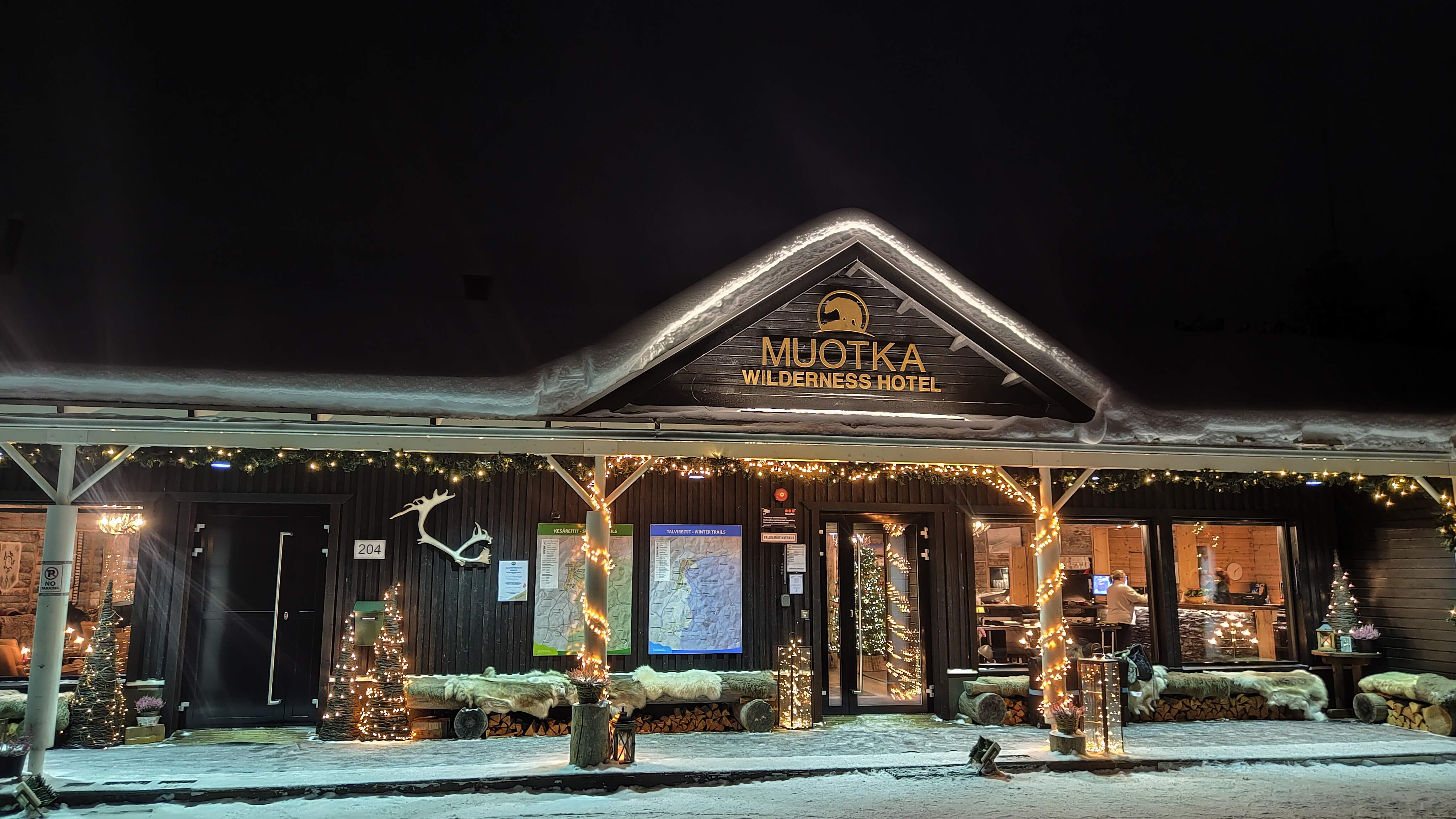 Laponie Wilderness Hotel Muotka en Finlande