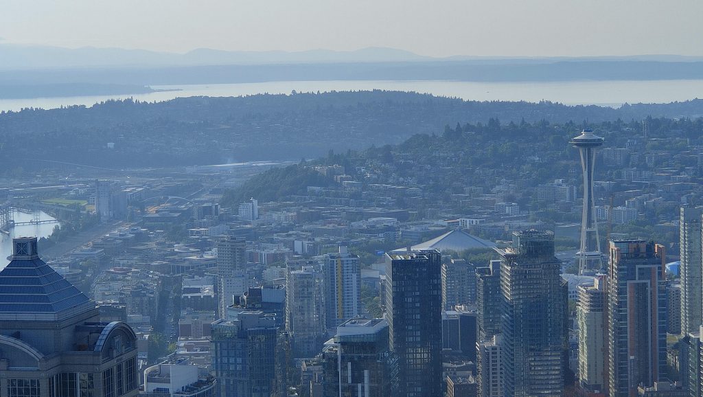 Space Needle depuis le Sky View Observatory