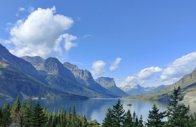 Wild Goose Island dans le parc de Glacier