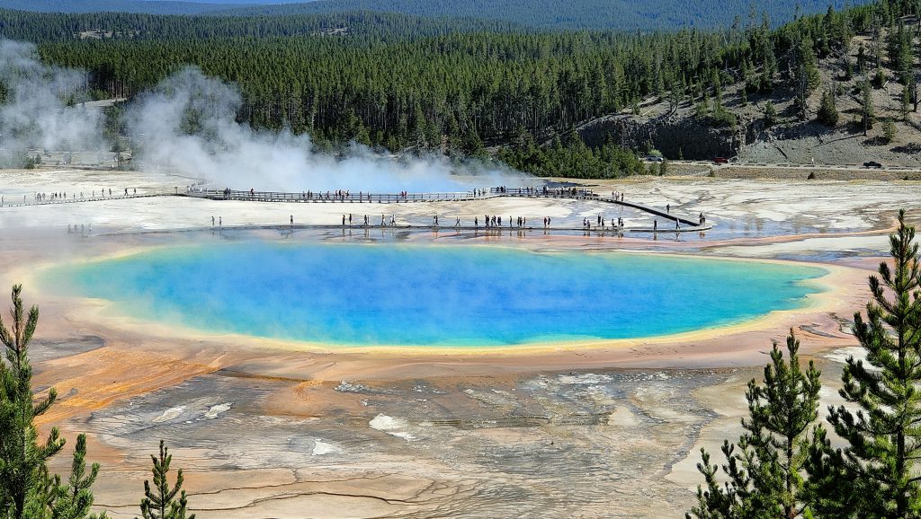 Grand Prismatic Spring au Yellowstone