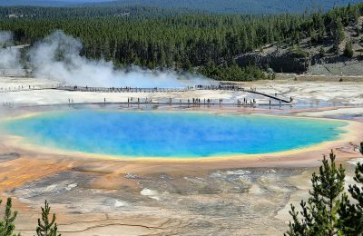 Grand Prismatic Spring au Yellowstone