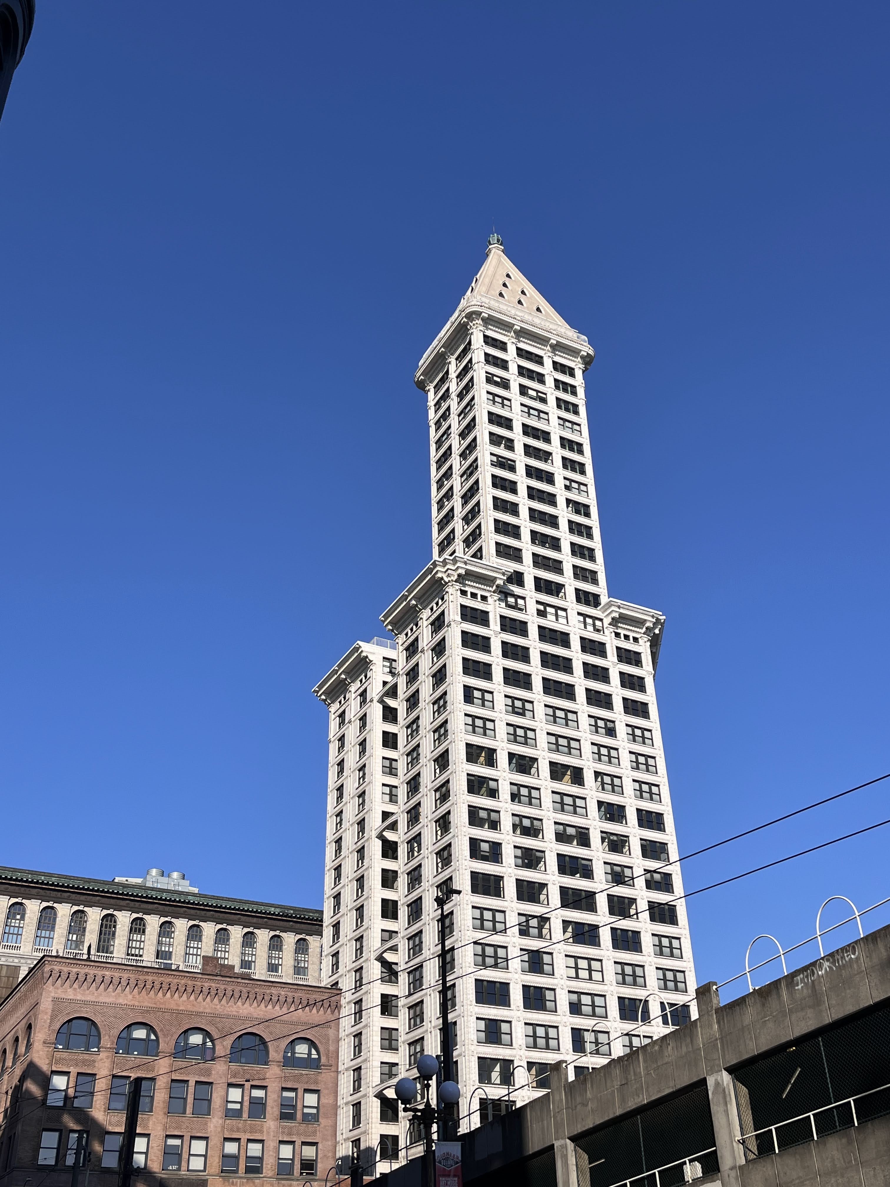 Smith Tower depuis Pioneer Square