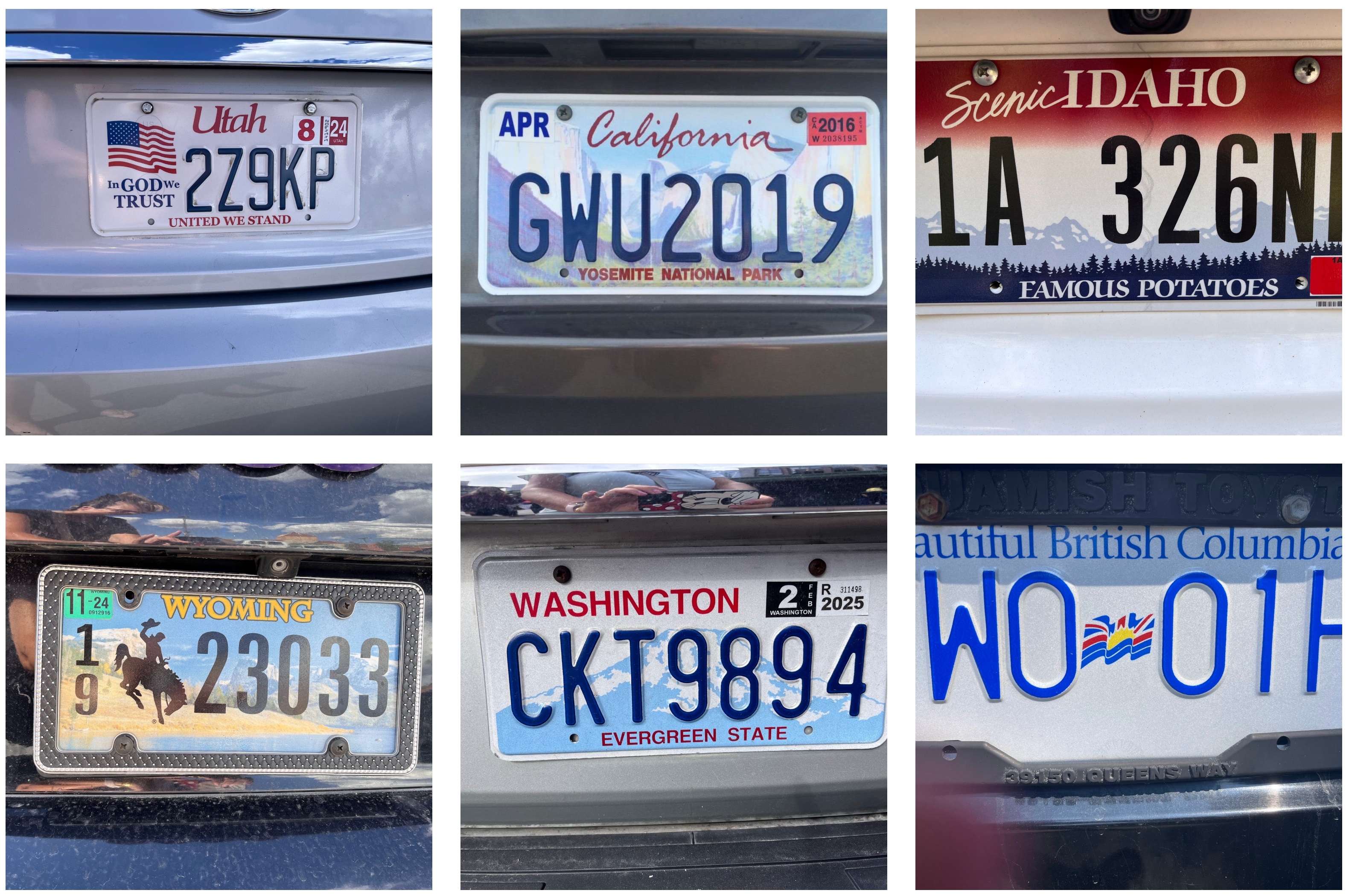 Bilan et conseils Plaques Canada & USA Ouest
