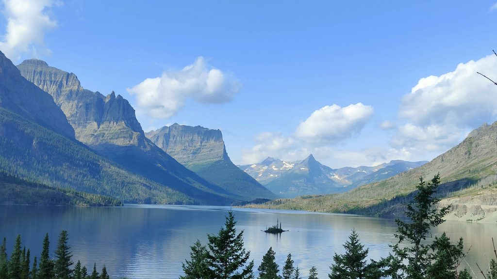 Wild Goose Island dans le parc de Glacier