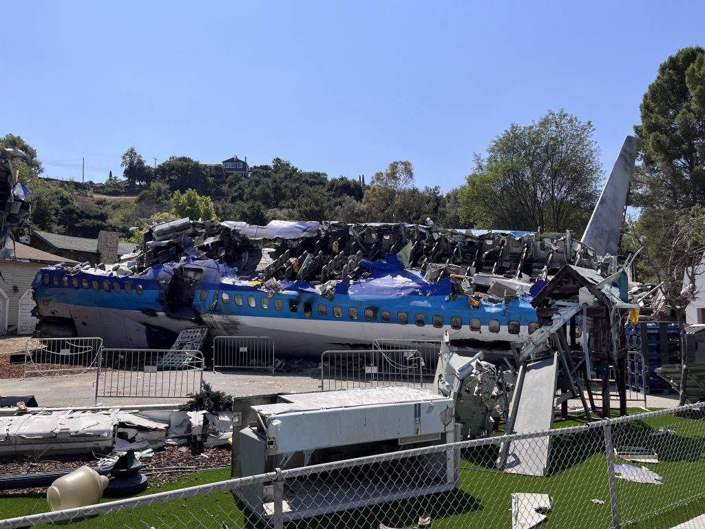 La Guerre des Mondes dans le Studio Tour à Universal Studios Hollywood