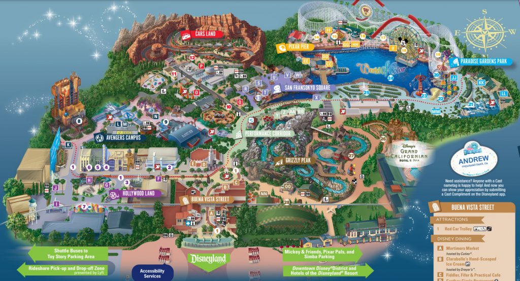 Plan de Disney California Adventure