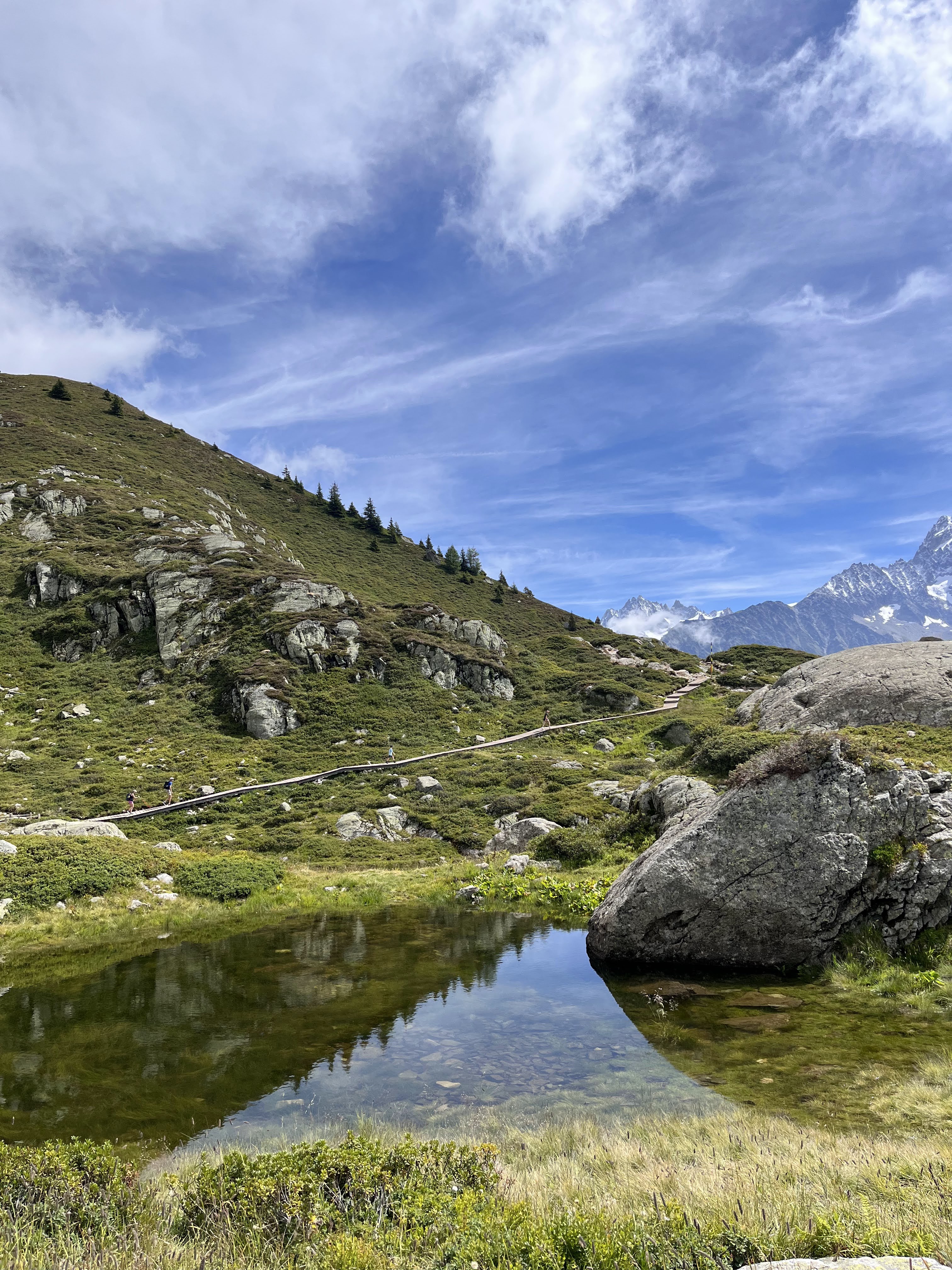 Points d'eau vers le Lac Blanc