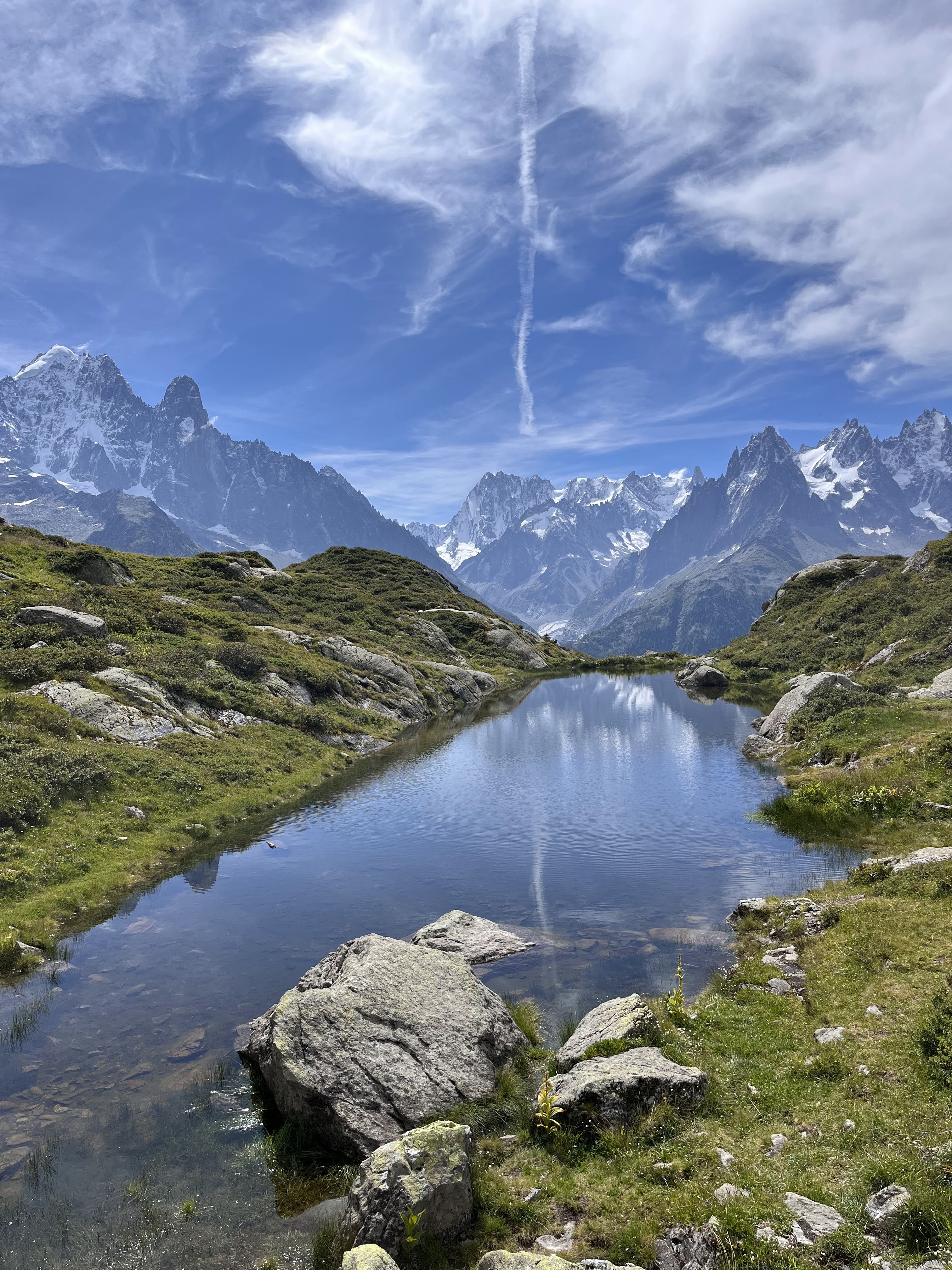 Points d'eau vers le Lac Blanc